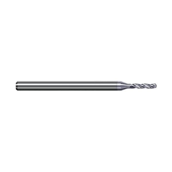 .9mm Drill dia. x 0.2400 in. Carbide HP Drill for Aluminum Alloys, 3 Flutes, TiB2 Coated